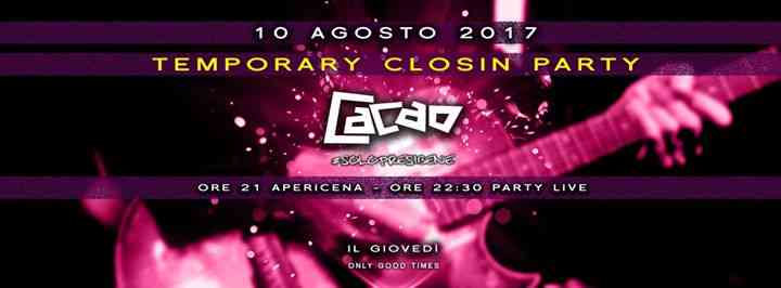 Giovedì del Cacao by OGT, 10 Agosto / Annullata !