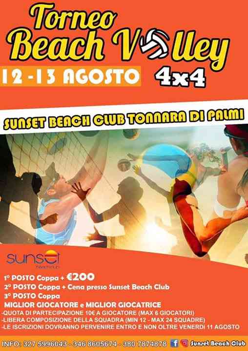 Torneo beach volley 4x4