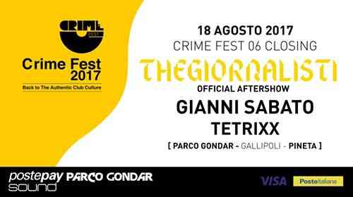 Thegiornalisti Aftershow - Crime Fest Closing