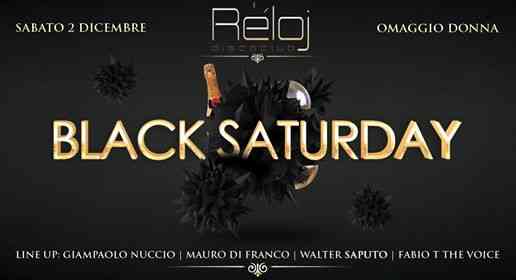 Reloj • Black Saturday • OmaggioDonna