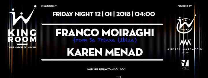 Friday's Where AfterParty w// FRANCO MOIRAGHI & Karen Menad