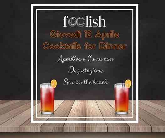 Cocktails for Dinner-Sex on the beach