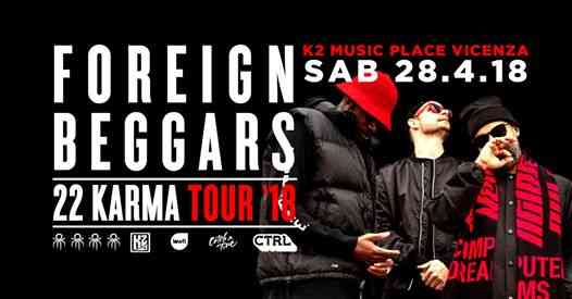 Foreign Beggars live (UK) | Vicenza - K2 Music Place