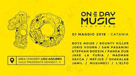 One Day Music ● May 01 2018 ● 10th Edition ● Catania