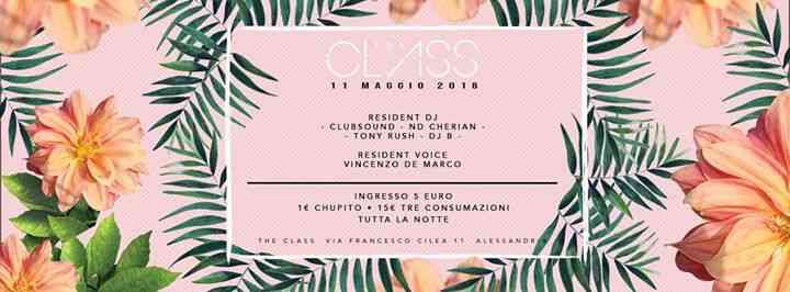 The Class - #Unconventional Party - 11 Maggio 2018