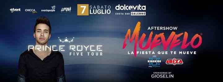 Prince Royce in Concerto a Salerno Five Tour