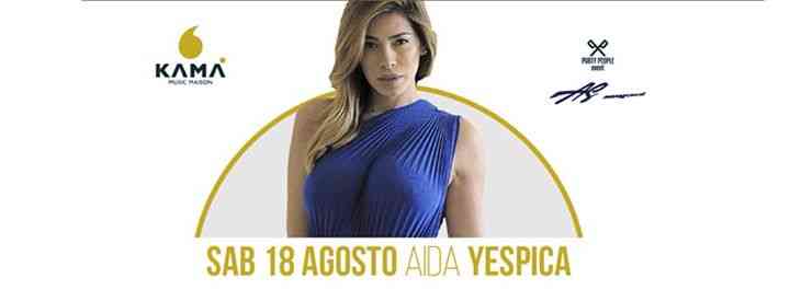 Sabato 18 Agosto Aida Yespica Special Artist