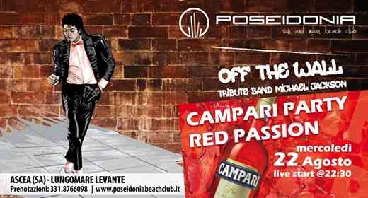 Michael Jackson tribute - live music + Campari red passion Party