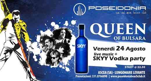 Queen tribute band - live music + SKYY vodka party