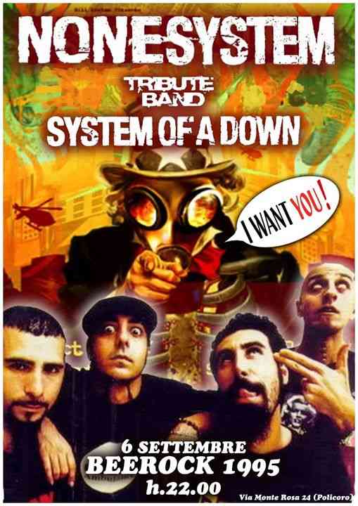 Nonesystem - System of a down tribute live at Beerock 1995