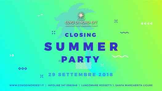 Closing Summer Party!