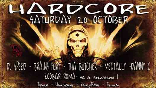 20 Ottobre at ZooBar Roma | Hardcore - Tekno - Terror