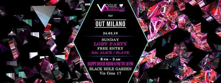 OUT feat Vogue Ambition -Sunday Lgbt Party FreeEntry -24.02.19