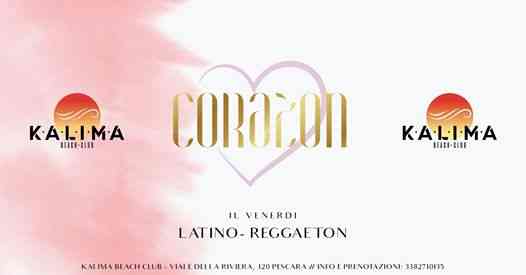 Corazon il venerdi latino / Reggaeton - ingresso omaggio