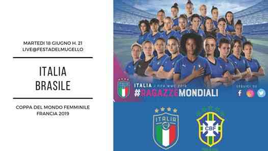 Mondiali Francia 2019 - Italia Vs Brasile Live