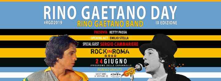 RINO GAETANO DAY - IX Edizione Raduno Nazionale - Rock In Roma
