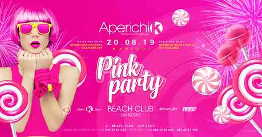 Aperichik • Pink Party • Martedì 20 agosto
