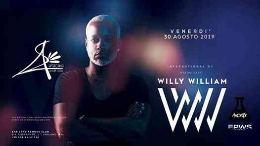 Willy William - Venerdì 30 Agosto - Africana Famous Club