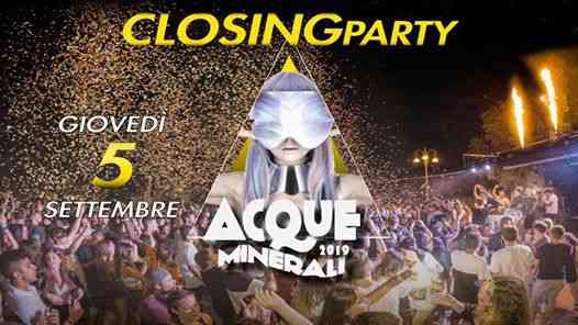5.09 • CLOSING party • il Giovedì