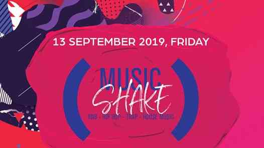 Music Shake - Venerdì 13 Settembre - Africana Famous Club