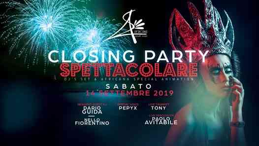 Closing Party - Spettacolare 14 Settembre Africana Famous Club