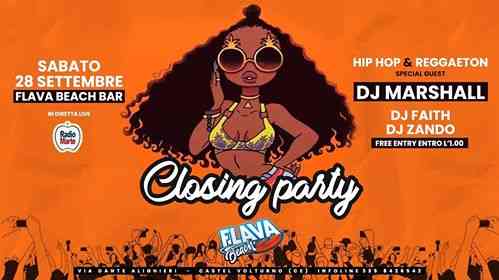 Flava Beach Bar - Closing Party - Hip Hop // Reggaeton