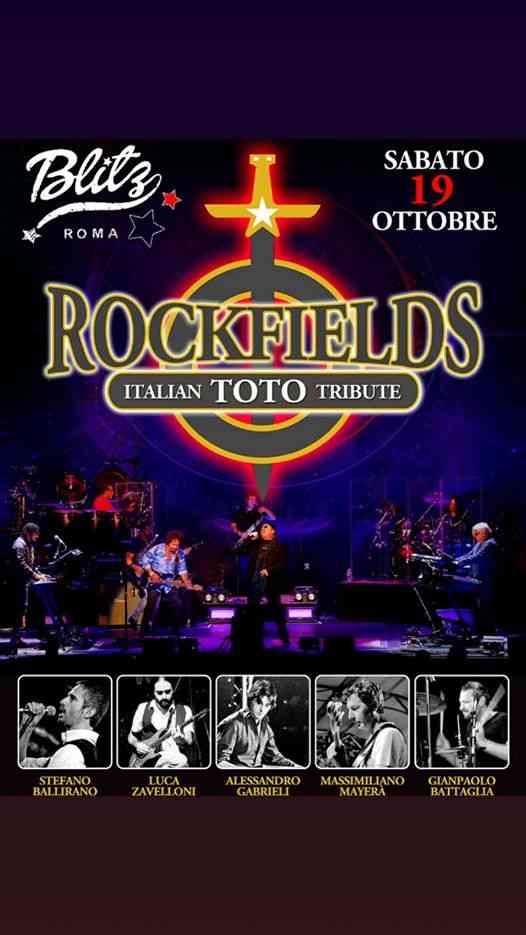 Rockfields - Italian TOTO Tribute live al Blitz