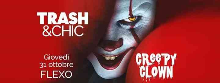 Creepy TRASH Clown - Halloween party @Flexo