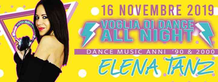 16.11.19 ELENA TANZ • Dance Music '90 / 2000