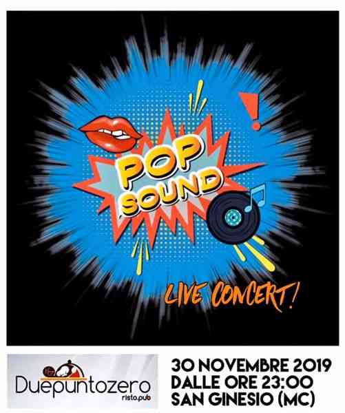 Pop Sound Live@Duepuntozero_Mirage