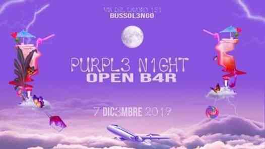 OPEN BAR 12 € / PURPL3 NIGHT
