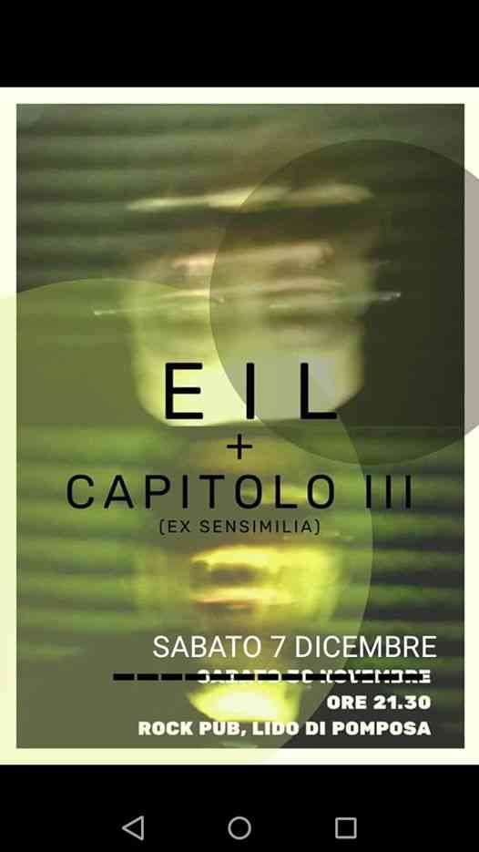 EIL+CAPITOLO III @Rock Pub Di Lido Pomposa