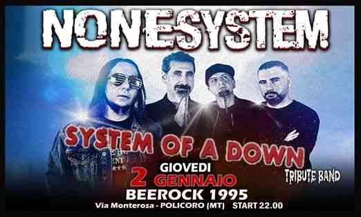 Nonesystem - System Of A Down Tribute Live at Beerock 1995