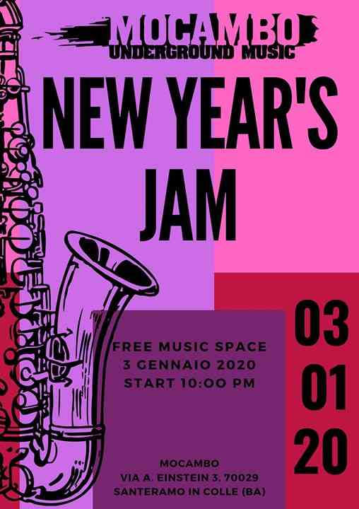 New Year's Jam - a free music space