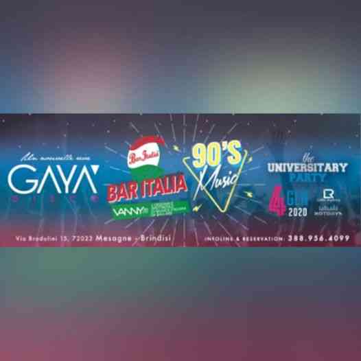 BAR ITALIA vs 90'S MUSIC_ the Universitary party