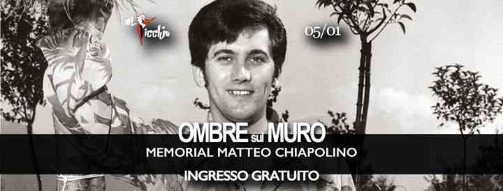 Ombre Sul Muro - Memorial Matteo Chiapolino - 05.01.20