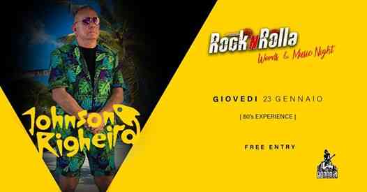 Johnson Righeira at Rocknrolla Words & Music Night- Bononia Club