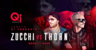 Sab 01.02 • Nicola Zucchi vs Thorn • Qi Clubbing • Brescia