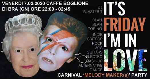 Friday I'm In Love / Melody 'Carnival' Maker(s) Arena Boglione