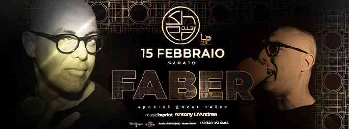 Sabato 15 Febbraio • Special Guest Faber