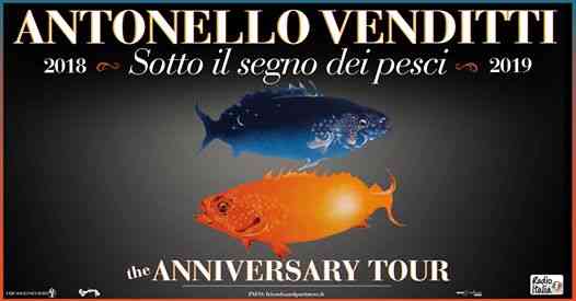 Antonello Venditti a Livorno in "The Anniversary Tour"