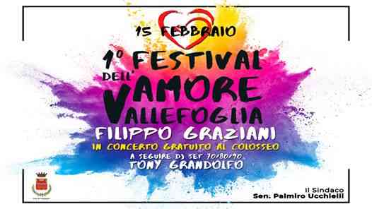 1° Festival dell'Amore - Concerto Gratuito di Filippo Graziani