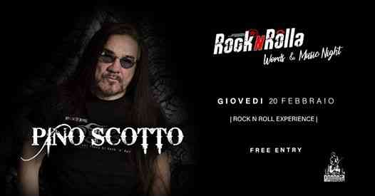 Pino Scotto at Rocknrolla Words & Music Night- Bononia Club