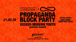 Linoleum x Propaganda Block Party w Boss Doms • Rocket