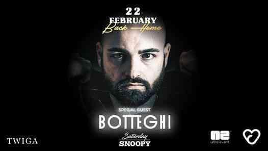 ◆ Saturday Snoopy ★ Botteghi Special Guest | Sabato 22 Febbraio