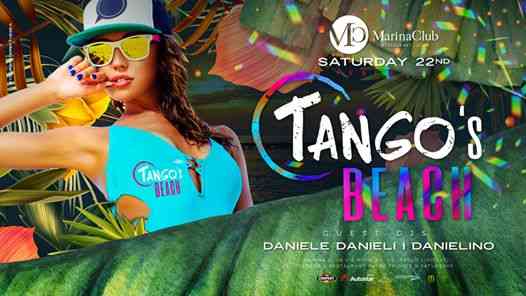 Tango's Beach at Marina Club - Sab 22.02