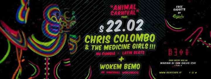 AnimalCarnival ft. CHRIS COLOMBO & TheMedicineGirls | Beat Cafe
