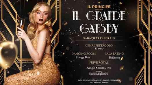 Il Grande Gatsby - Il Principe - Sabato 29 Febbraio