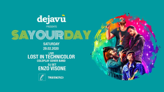 SaYOURday @Dejavù | Lost in Technicolor Coldplay Cover band