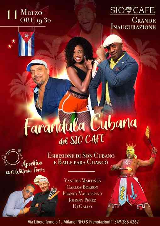 Inaugurazione Farandula Cubana del Sio Cafe